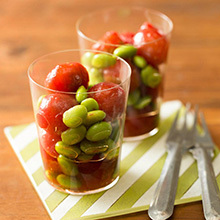 枝豆とトマトのビタミンたっぷりマリネで日焼け肌をケアしよう！