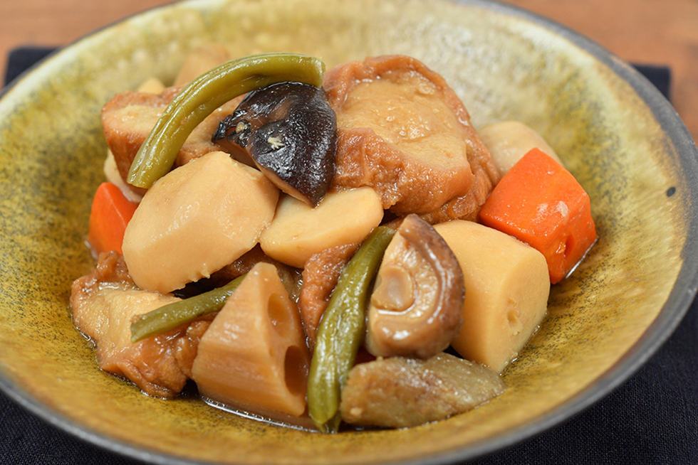 和野菜とお麩のがめ煮