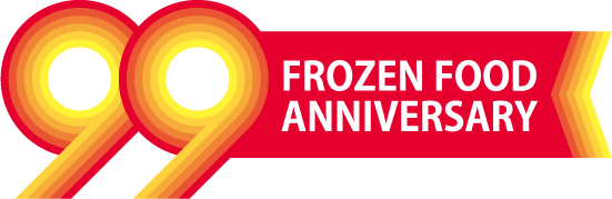 「冷凍食品99周年」ロゴ