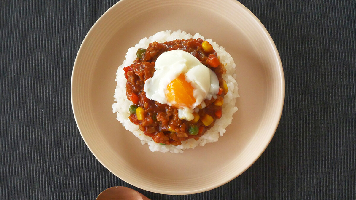 レンジで簡単！ずぼらキーマカレー