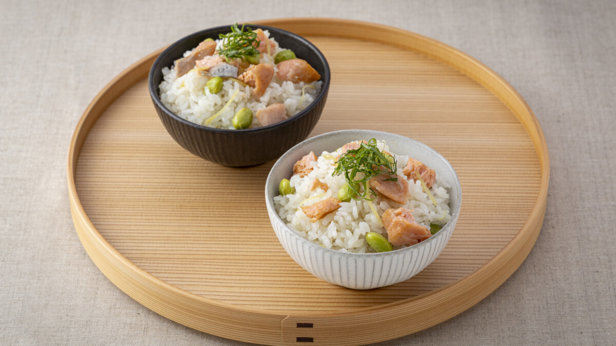 鮭と枝豆の炊き込み飯 | 冷食オンライン