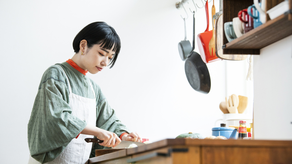 調理をしている画像