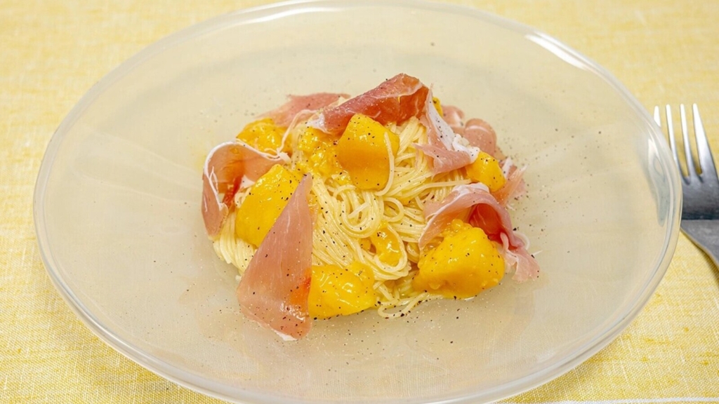 マンゴーの冷製カッペリーニの画像