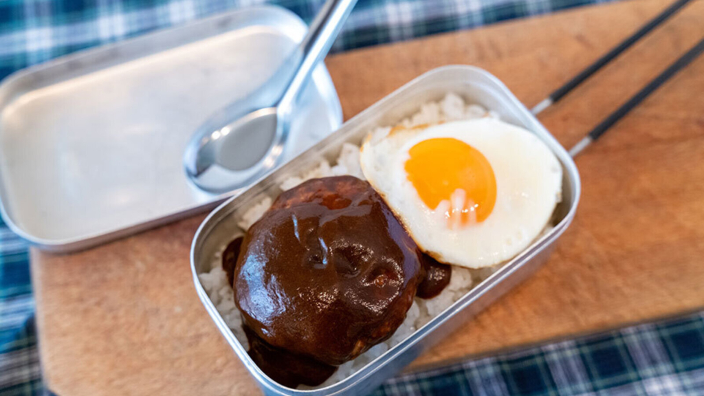 冷凍ハンバーグ丼の画像