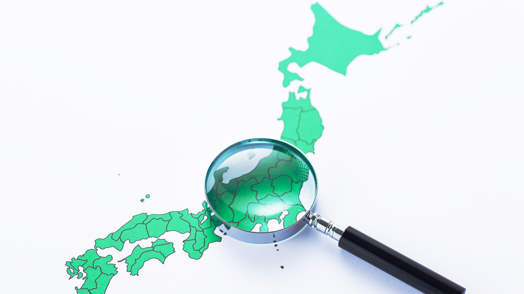 日本地図の画像